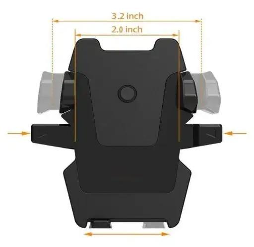 Pros Car Mobile Holder For Dashboard Black