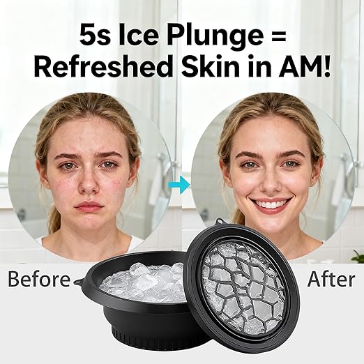 IceGlow™ Silicone Face Ice Bowl – Instant Skin Tightening & Glow in Minutes ❄️