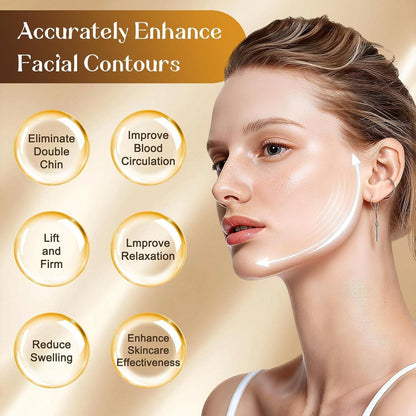 Lymphatic Contour Face Brush – Jawline Sculpting & Face Slimming Massager